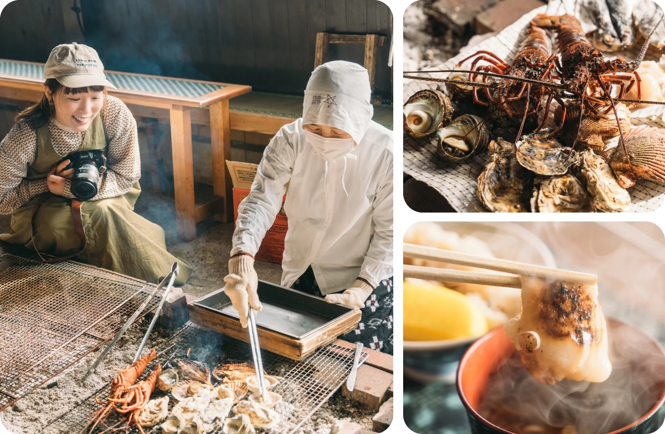 海女小屋 相差かまど おぜごさんの写真