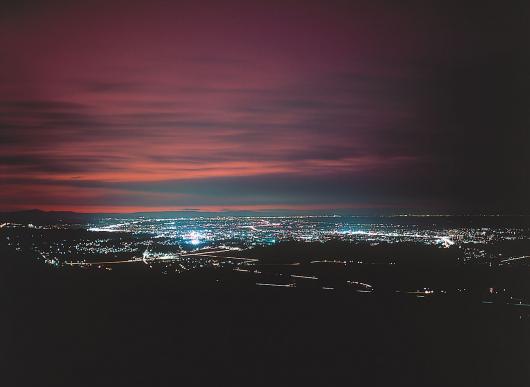 伊勢志摩スカイラインからの夜景 (Night view from Iseshima Sky line Drive way)