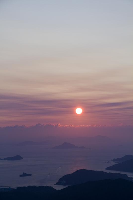 伊勢志摩スカイラインからの日の出【夏至の頃 】#2 (Sunrise from Iseshima Sky Line at summer solstice#2)