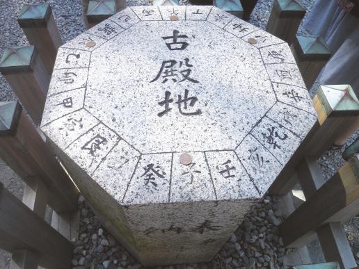 方位石【猿田彦神社】(Compass stone at Sarutahiko Shrine)