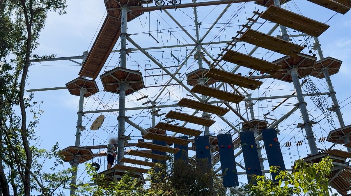 世界最大級スケール！全身で挑む「クライミングタワー」-4