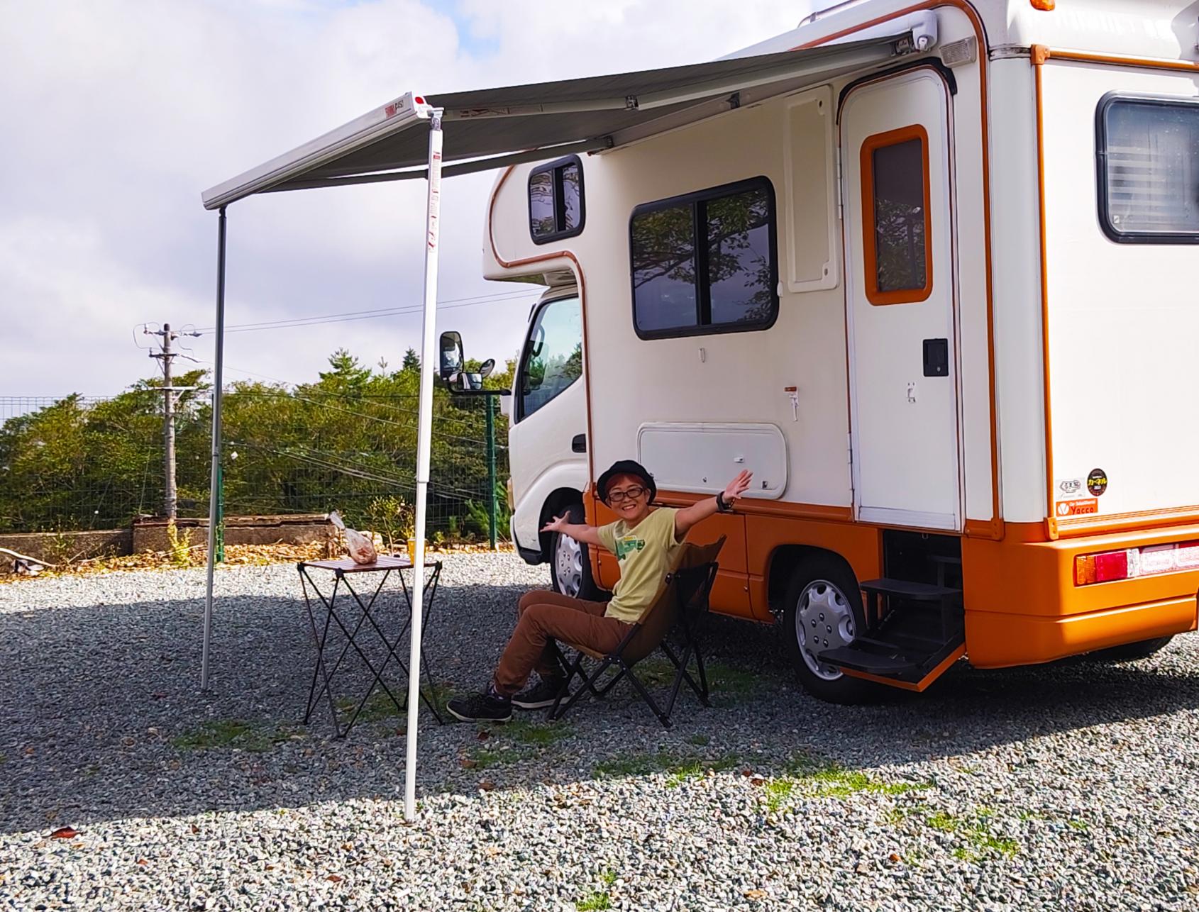 車中泊スペースは広々使えます！-2