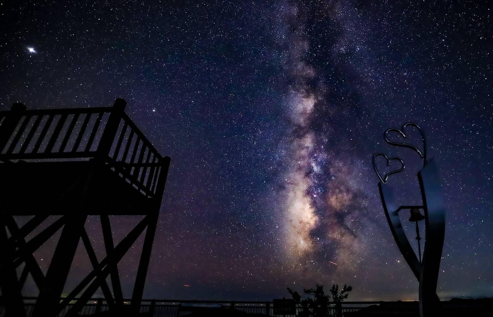 鵜倉園地の星空-0