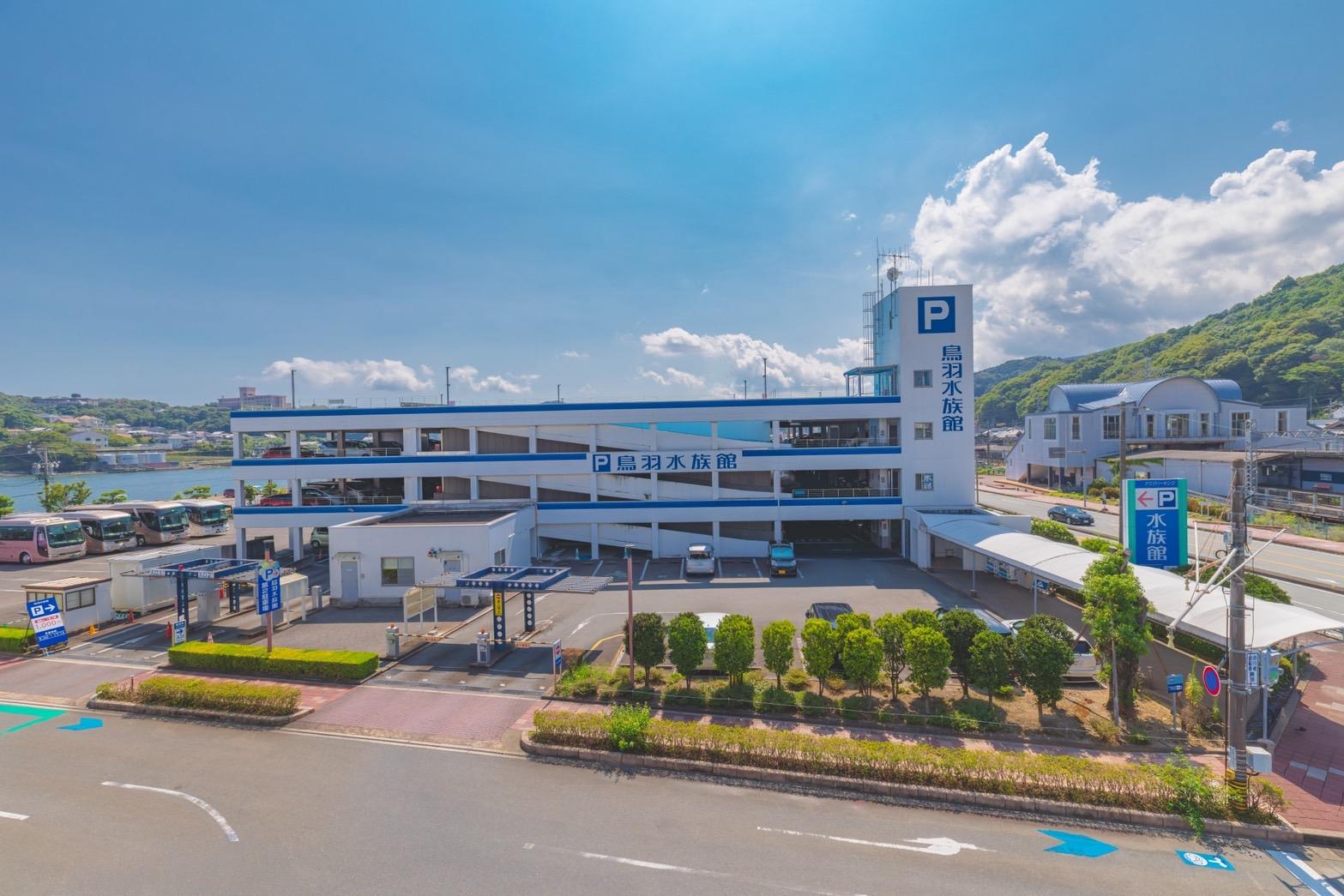 鳥羽水族館の駐車場-1