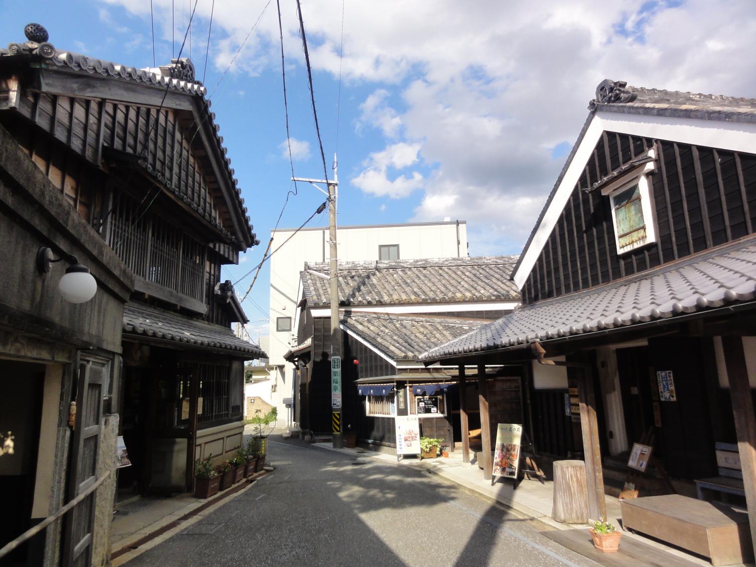 ロケ地『河崎商人館』がある河崎-1