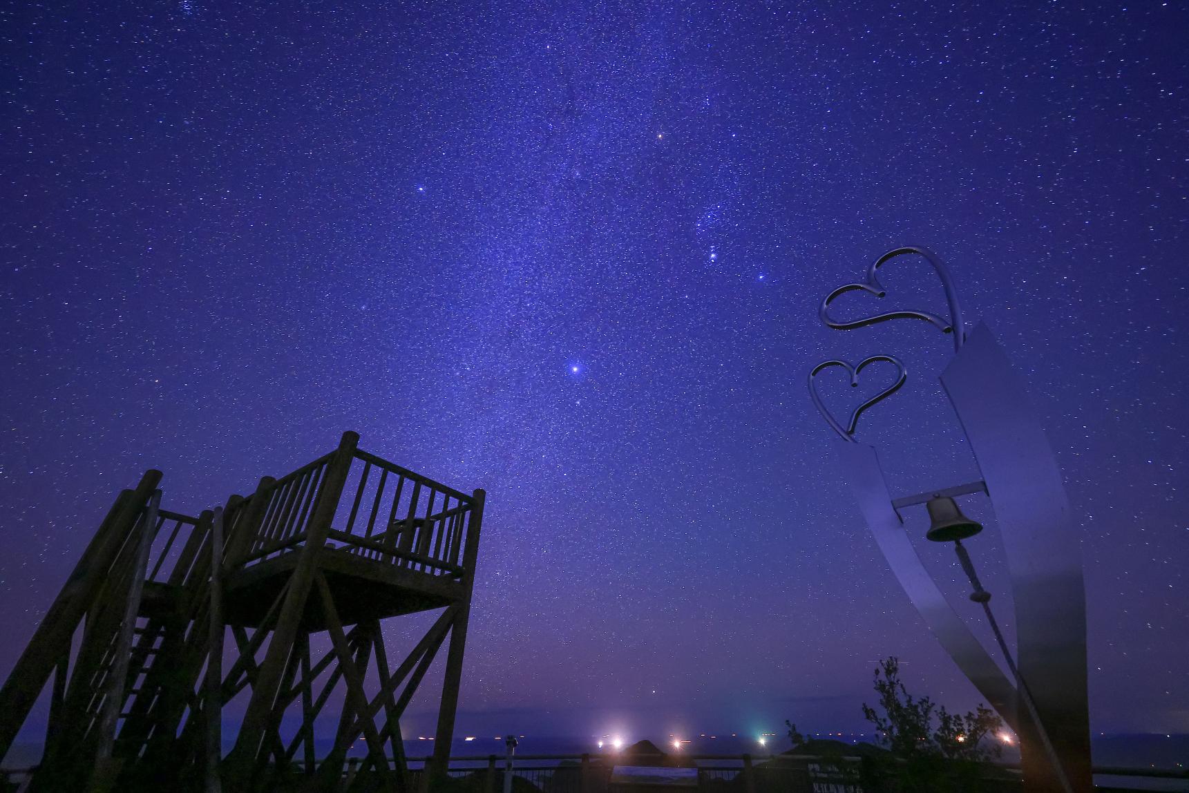 夜空いっぱいに広がる星を楽しむ-0