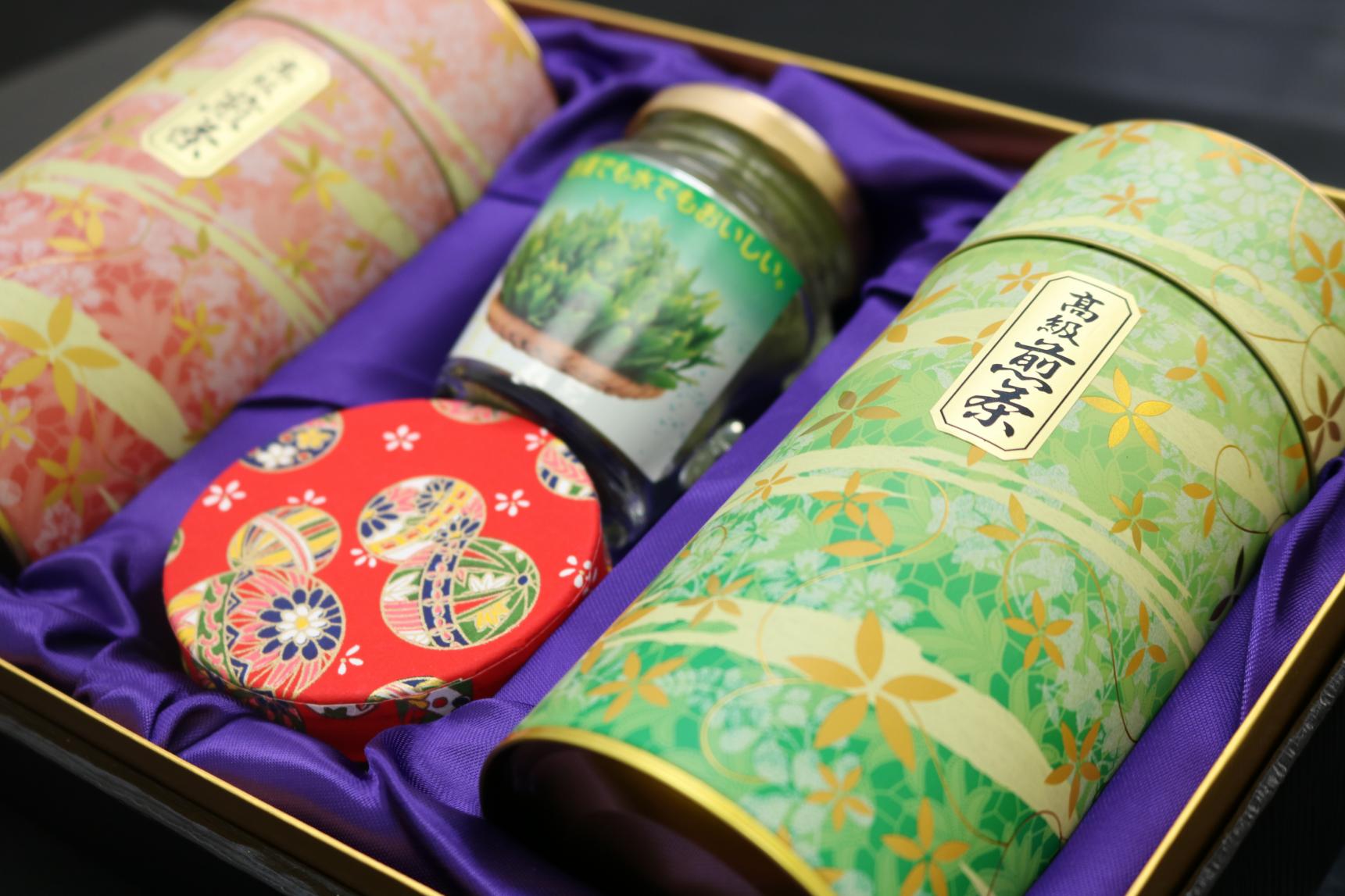 【度会町】プレミアム　伊勢茶　かぶせ茶　高級　煎茶　抹茶　セット／貴の園製茶-0