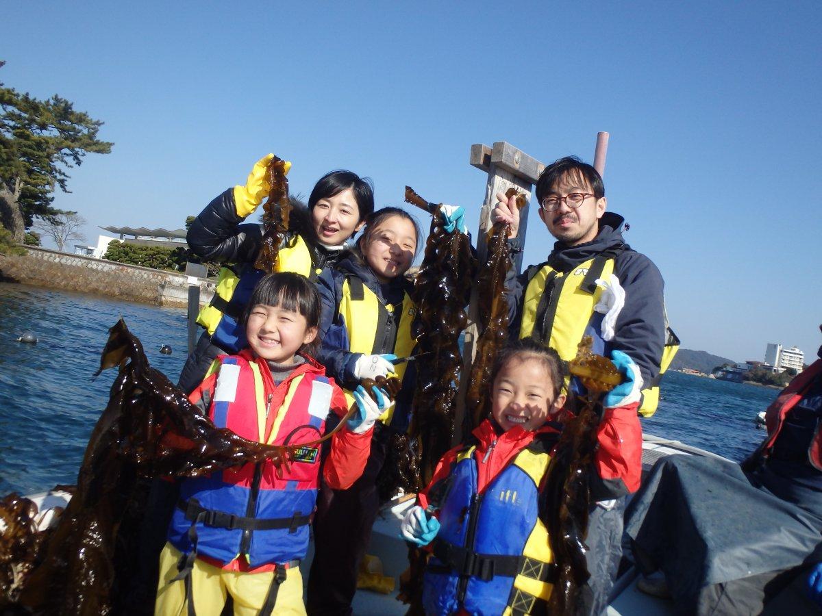 ワカメ刈り♪と採れたてワカメしゃぶしゃぶランチツアー（海島遊民くらぶ）-0