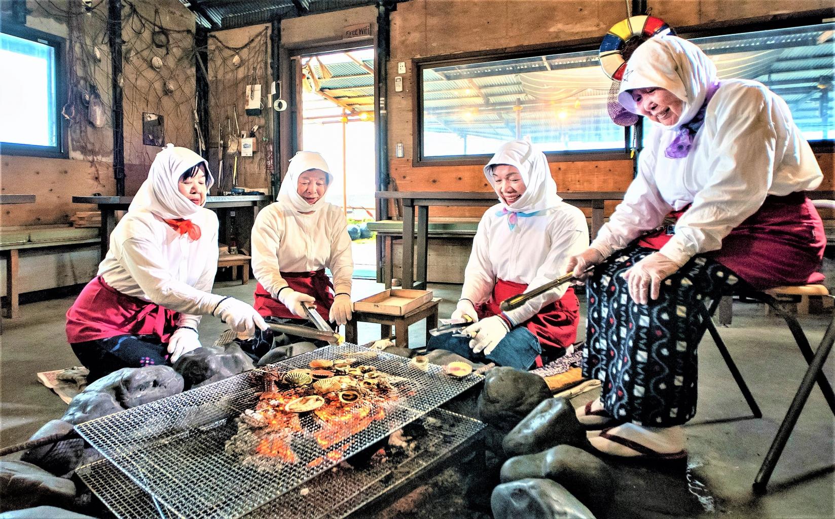 伊勢神宮の参拝と共にぜひ海女小屋を体験してください