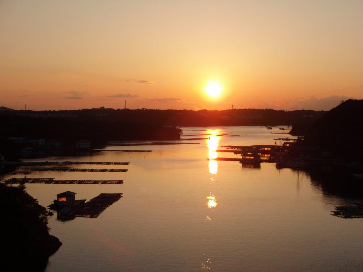 賢島の夕景