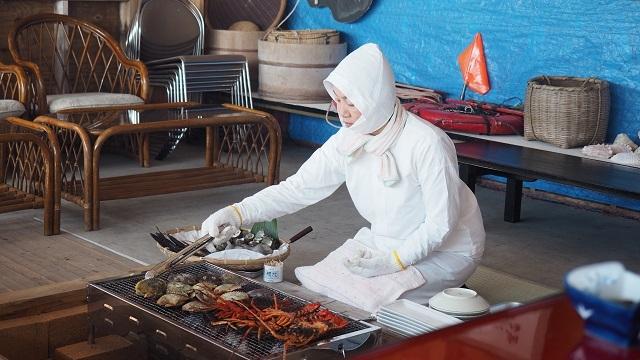 海女小屋体験　火場・広の浜-3
