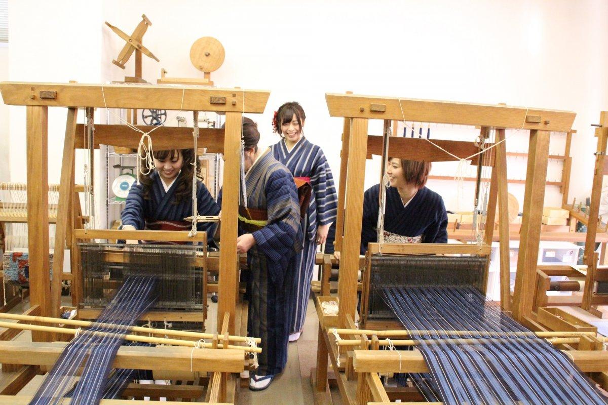 Centre de tissage à la main du coton Matsusaka-4