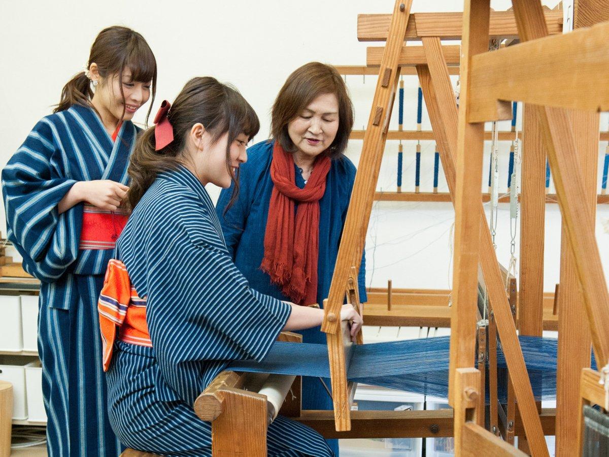 Centre de tissage à la main du coton Matsusaka-3